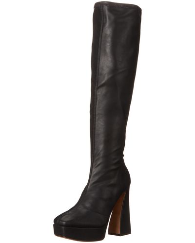 Jessica Simpson Daniyah Platform Heel Knee Boot Fashion - Black