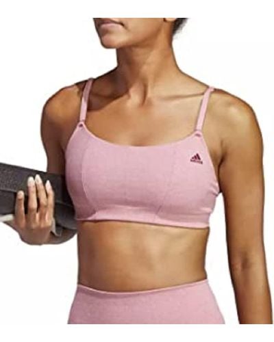 adidas Yoga Studio Light-support Bra - Pink