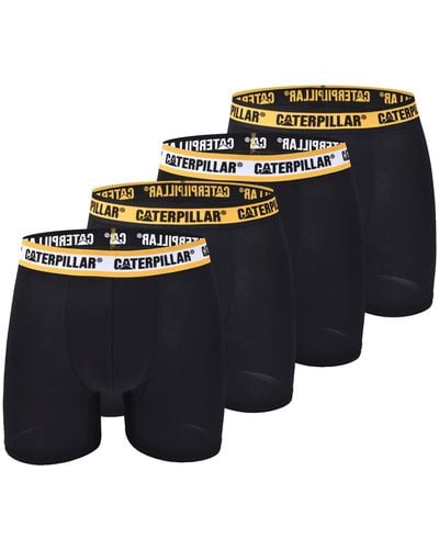 Caterpillar 4-pack Comfort Core Boxer Briefs - Black