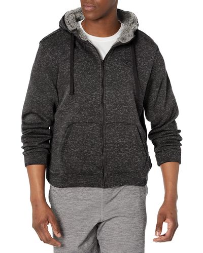 Reebok Insulated Sweater Fleece Jacket - Gray