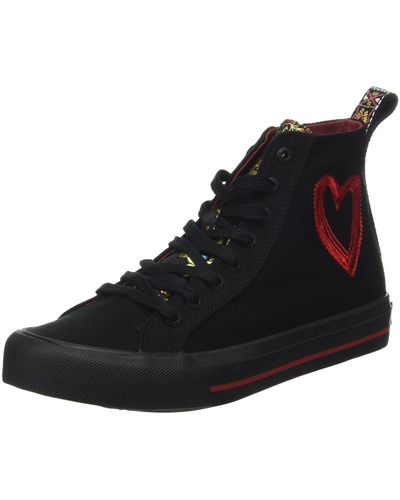 Desigual Shoes_beta_militar Sneaker - Black
