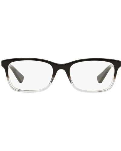 Ralph By Ralph Lauren Ra7069 Square Prescription Eyewear Frames - Black