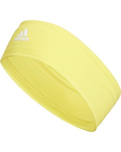 adidas Alphaskin 2.0 Elastic Headband - Yellow