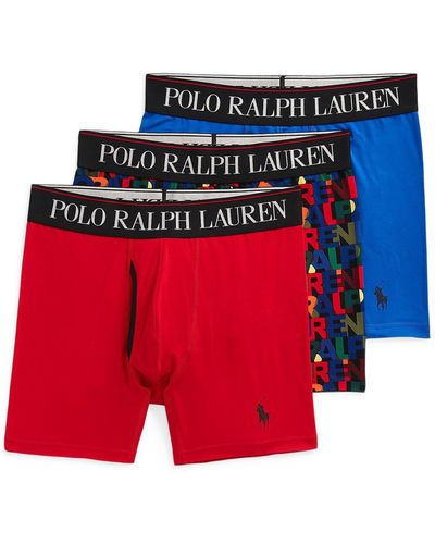 Polo Ralph Lauren Microfiber Boxer Brief - Red