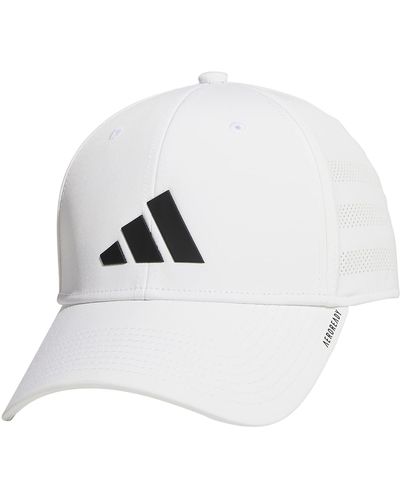 adidas Gameday Structured Stretch Fit Hat 4.0 - Weiß