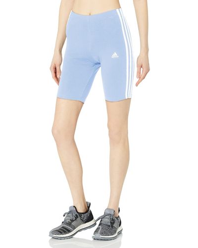 adidas Essentials 3-stripes Bike Shorts - Blue