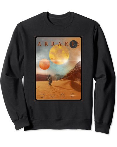 Dune Dune Spice World Of Arrakis Poster Sweatshirt - Black