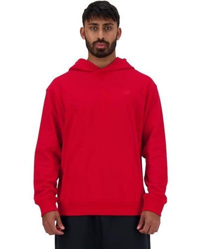 New Balance Athletics French Terry Hoodie - Red