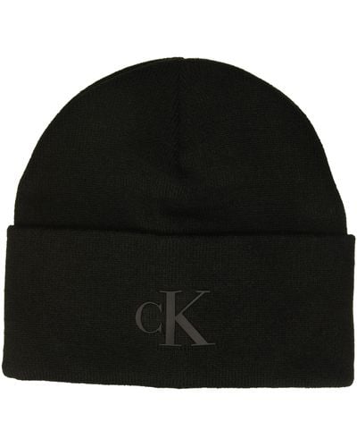 Calvin Klein Cuff Hat Winter-Hut - Schwarz
