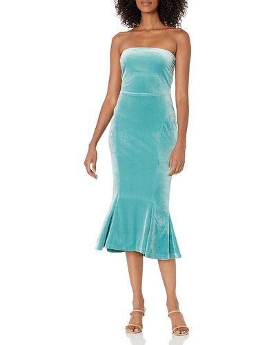 Norma Kamali Strapless Fishtail Dress To Midcalf - Multicolor