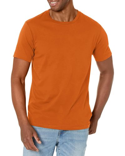 Alternative Apparel T, Cool Blank Cotton Shirt, Short Sleeve Go-to Tee, Burnt Orange, 3x Large