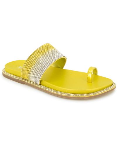 Kenneth Cole Sage Flat Sandal - Yellow