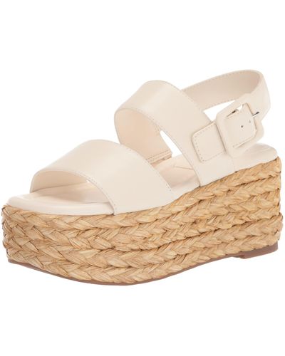Marc Fisher Patryce Espadrille Wedge Sandal - Natural
