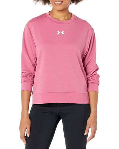 Under Armour Rival Terry Crew - Red