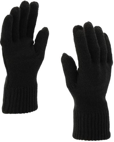 Tommy Hilfiger Split Stitch Flag Gloves - Black