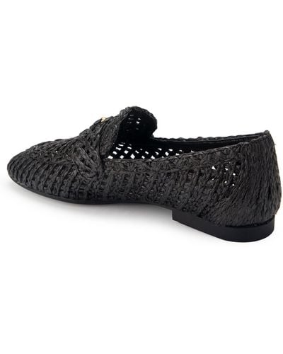 Aerosoles Hour Raffia Loafer - Black