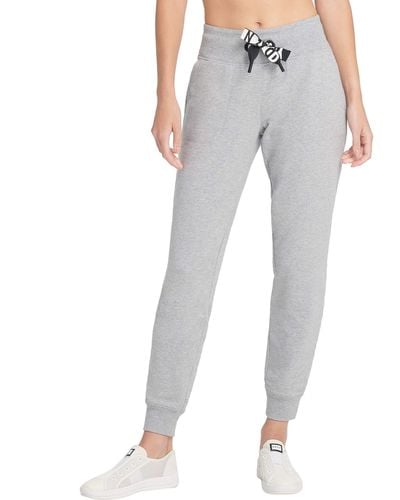 DKNY Jogger Sweatpant With Pockets - Gray
