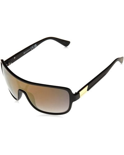 Rocawear R1540 Retro Uv Protective Rectangular Shield Sunglasses. Gifts For And With Flair - Black