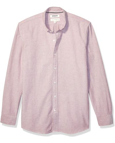Goodthreads Standard-fit Long-sleeve Fashion Stripe Oxford Shirt Button - Multicolor