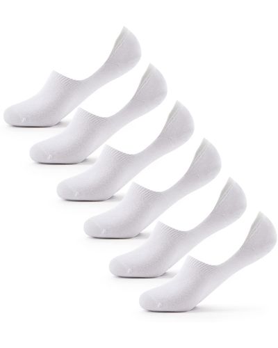 Keds Low Cut Sneaker Signature Knit No Show Sock Liners - White