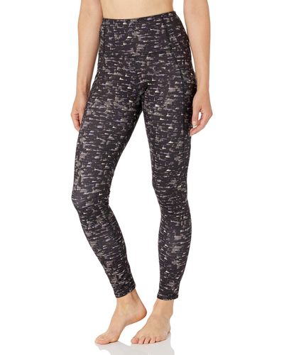 Core 10 All Day Comfort High Waist Yoga Legging With Side - Black