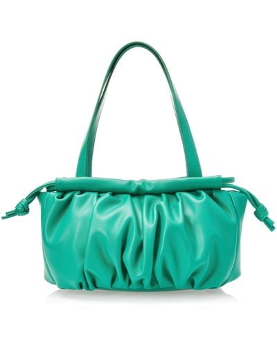 The Drop Shanae Scrunch Bag With Drawstring Closure - Green