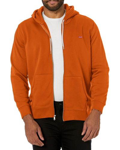 Levi's Core Zip Up Hoodie - Orange