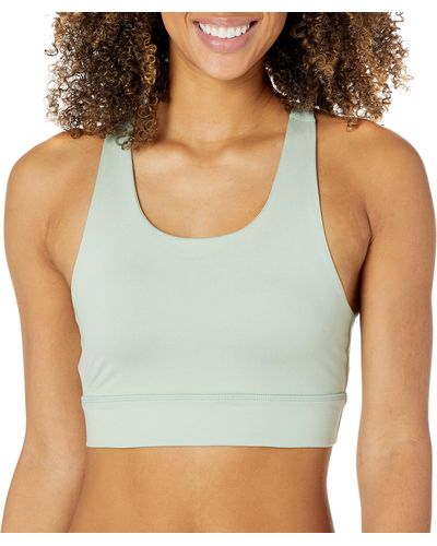 Core 10 All Day Comfort Built-in Sports Bra Crop Top - Green