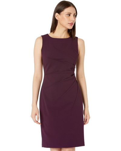 Calvin Klein Starburst Sheath Dress - Purple