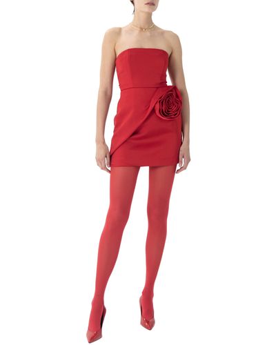 Ronny Kobo Padua Mini Dress - Red