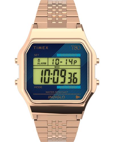 Timex T80 34mm Tw2v19600yb Quartz Watch - Pink