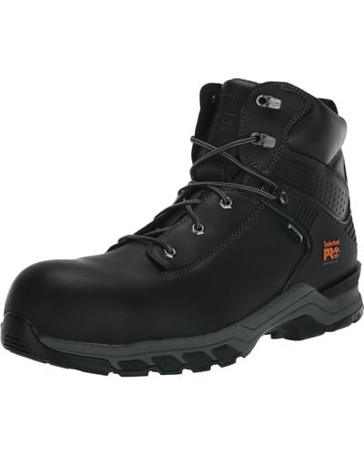 Timberland Hypercharge 6 Inch Composite Safety Toe Waterproof Industrial Work Boot - Black