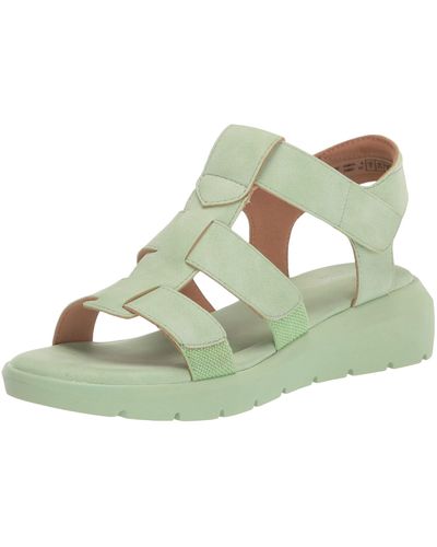 Rockport Womens Abbie T-strap Sandal - Size 6 M - Green