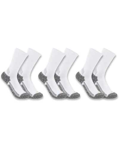 Carhartt Force Performance Work Socks 3 Pair Pack - Metallic