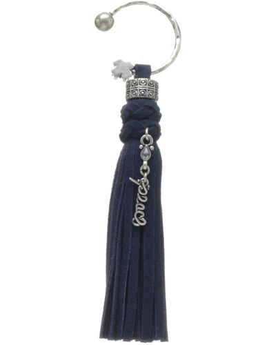 Lucky Brand Peace Tassel Key Fob - Black