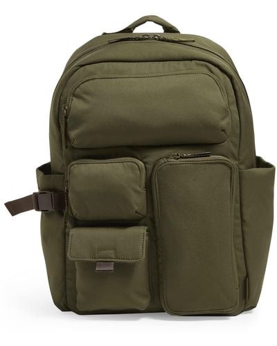 Vera Bradley Cotton Utility Large Backpack - Green