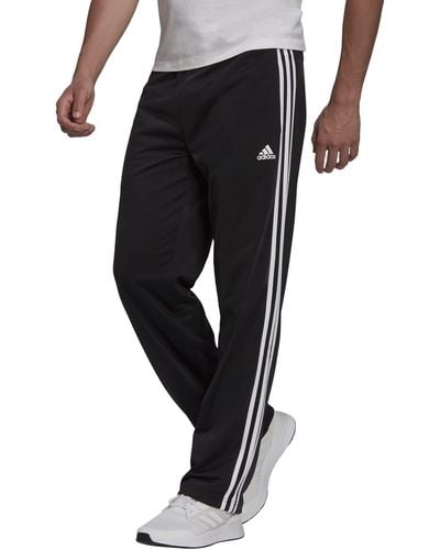 adidas Tracksuit Bottoms With 3 Stripes - Black