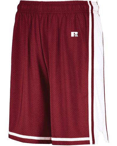 Russell Standard Legacy Basketball Shorts - Red