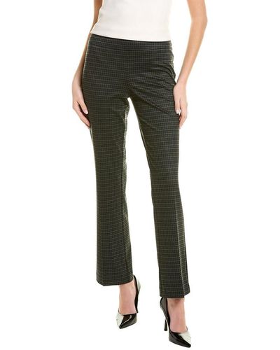 Anne Klein Houndstooth Compression Pant - Green