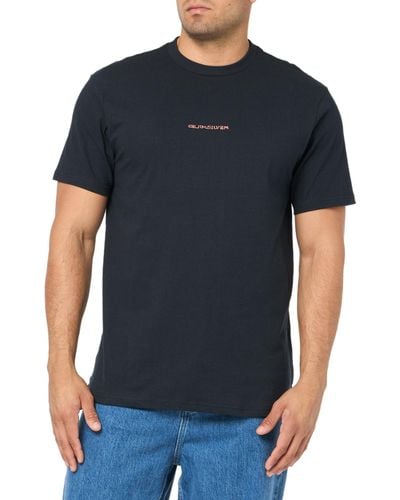 Quiksilver Surf Safari Short Sleeve Tee Shirt - Blue
