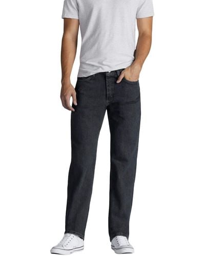 Lee Jeans Jeans mit lockerer Passform und geradem Bein - Schwarz