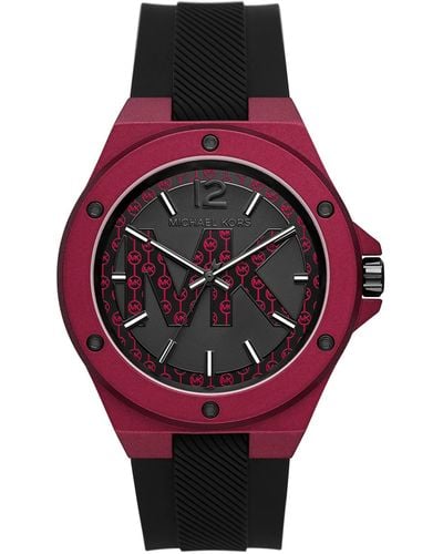 Michael Kors Mk8992 - Lennox 3-hand Watch - Red