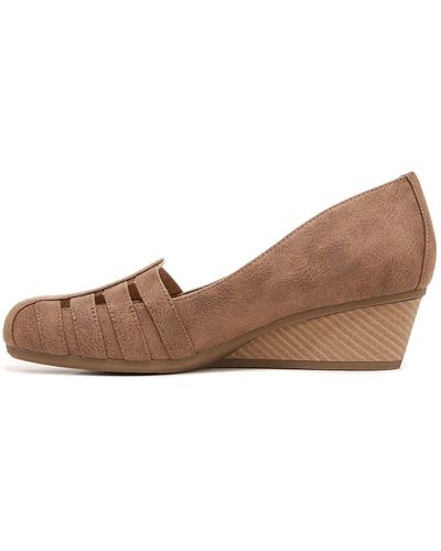 Dr. Scholls S Be Free Pumps Sand Fabric 7.5 M - Brown