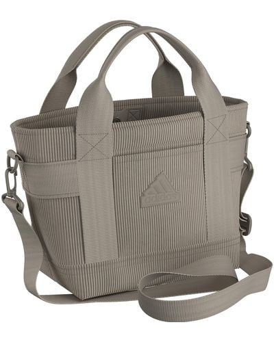 adidas Corduroy Mini Tote Bag - Gray