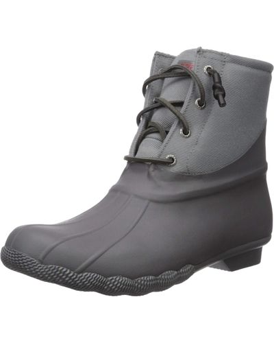 Sperry Top-Sider Saltwater Rubber Dip Snow Boot - Gray