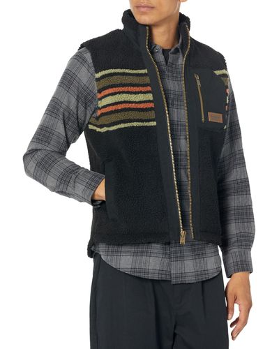 Pendleton Ridgeline-fleece Vest - Black