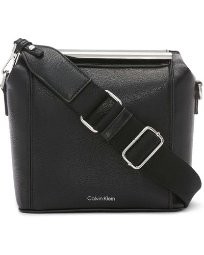Calvin Klein Perry Organizational Dome Mini Bag Crossbody - Black