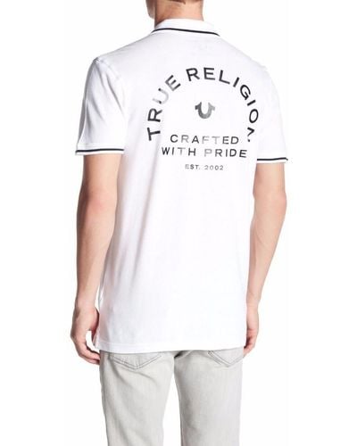 True Religion Crafted With Pride Polo - White