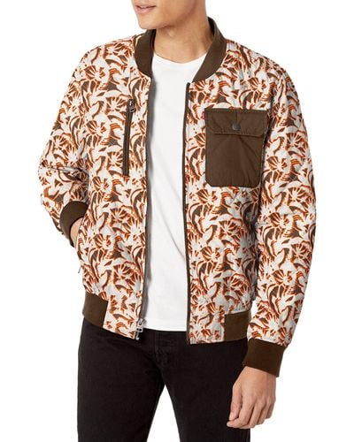 Levi's Diamond Quilted Bomber Jacket - Multicolor