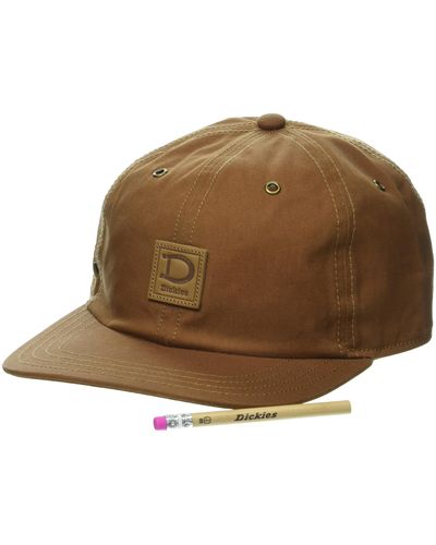 Dickies Waxed Canvas Hat Brown